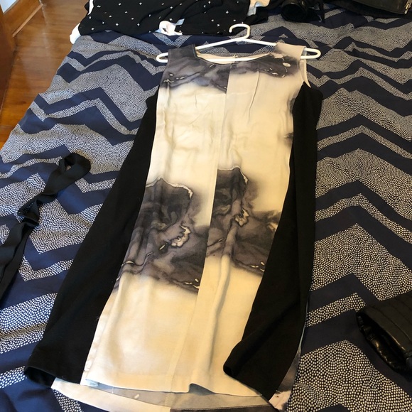 NUMPH OIL SPILL STYLE DRESS SIZE 6 VERY UNIQUE - Picture 12 of 15